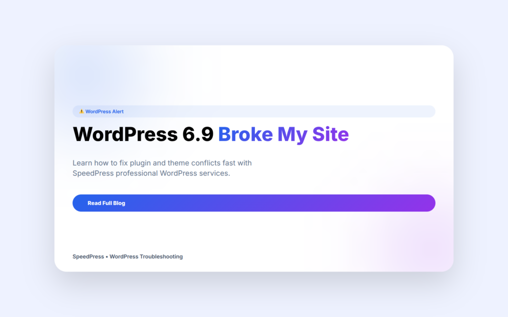 wordpress 6.9 broke my site image