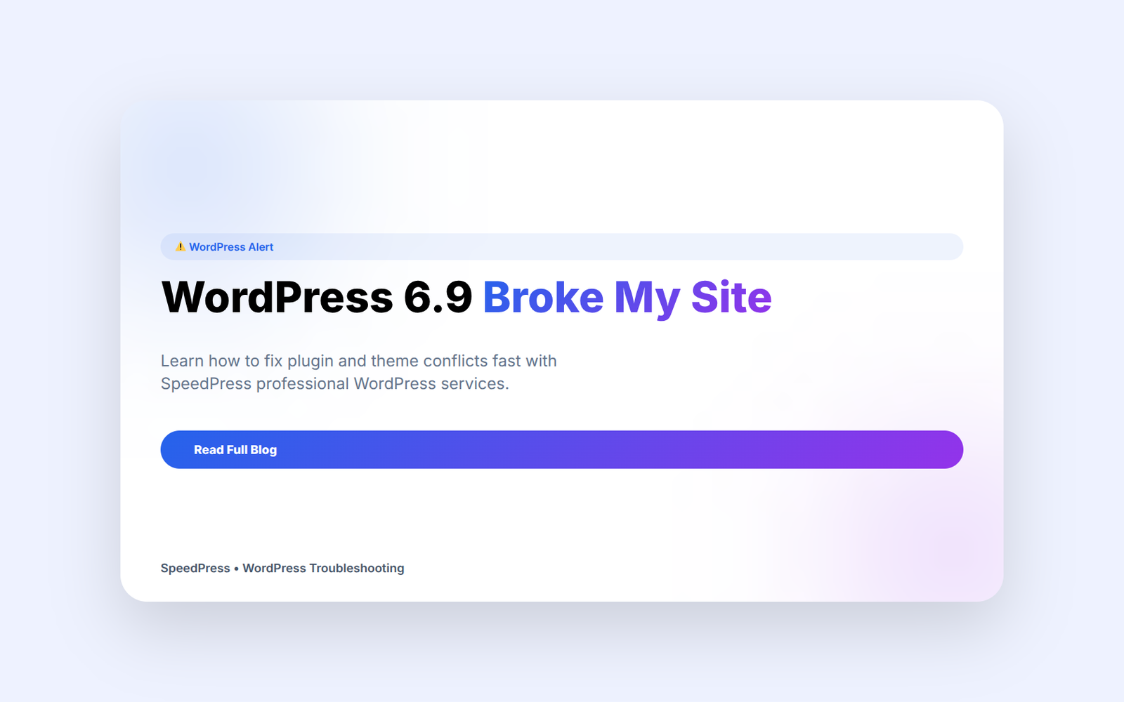 wordpress 6.9 broke my site image