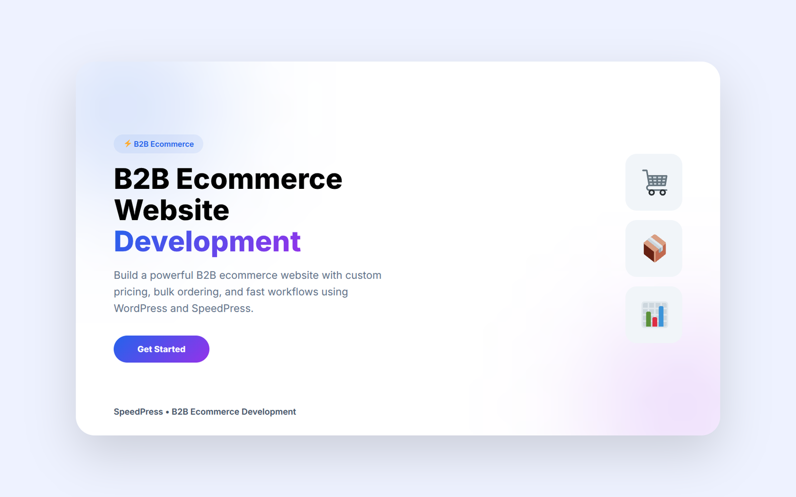 B2B Ecommerce Website Development – Build a powerful online store with custom pricing and bulk ordering